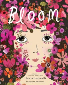 Elsa Schiaparelli's "Bloom"as an example of a children book cover with an attention-rabbing illustration