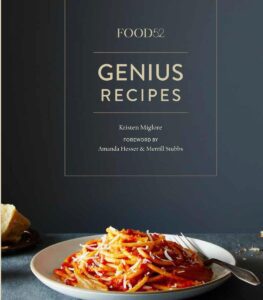 Photo-based cookbook design idea on the example of "Genius Recipes"