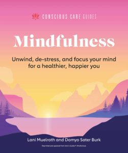 illustrated self-help book cover Mindfulness by Lani Muelrath and Domyo Sater Burk