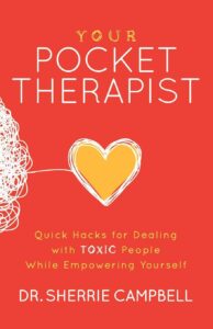 example of conveptual book cover our pocket therapist by Dr Sherrie Campbell