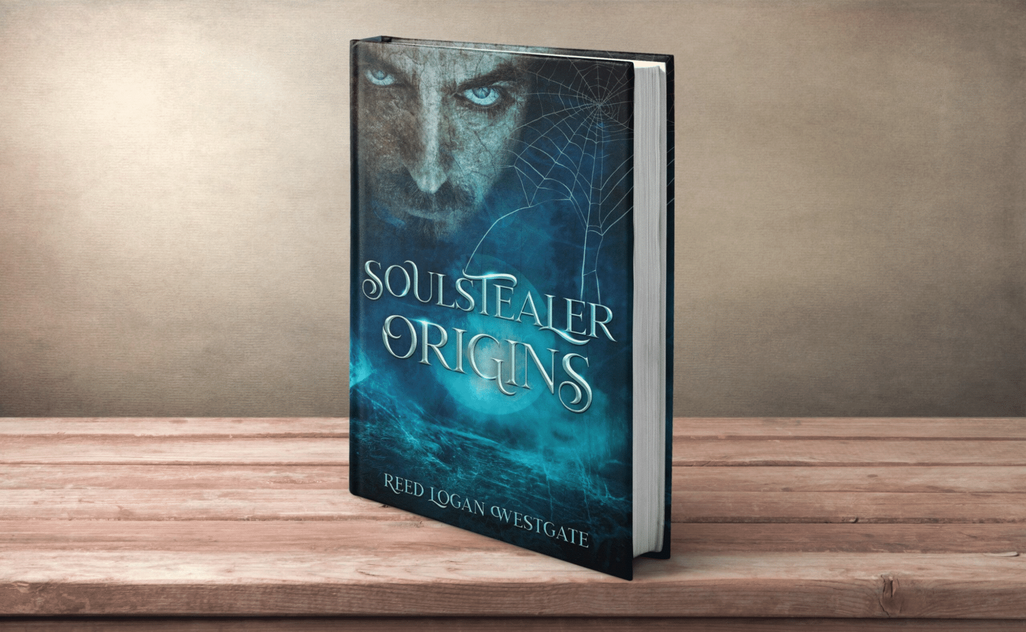 Mockup of a hardcover book design by Getcovers