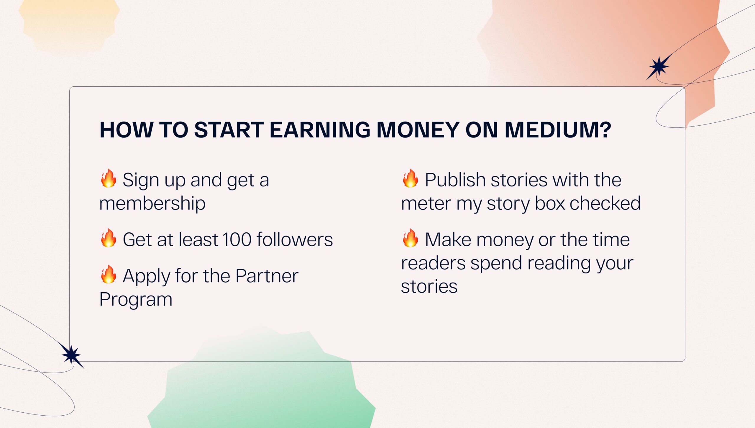 How to start making money on Medium