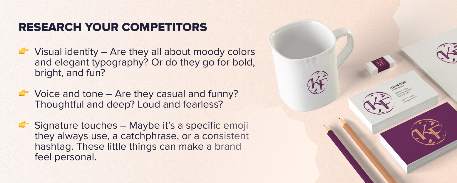 How to research your competitors' author brand?