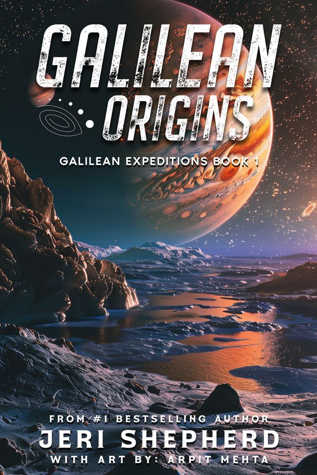 Book cover design in science fiction genre