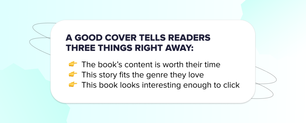 three things a perfect selling book cover tells