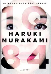 Alternative history book cover on the example of Haruki Murakami's "1q84"