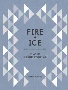Text-oriented cookbook cover design on the example of Dara Goldstein's "Fire + Ice "