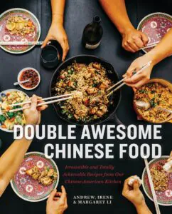 Photo-based design for cookbook covers on the example of "Double Awesome Chinese Food"