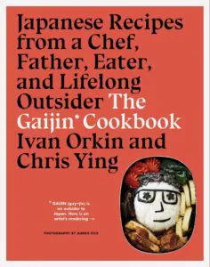 Text-oriented cookbook cover design on the example of Ivan Okrin and Crhis Ying's "Japanese Recipes form a Chef, Father..."