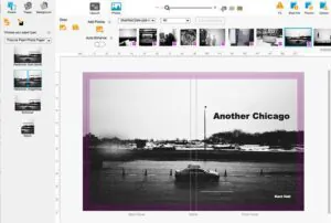 Screenshot of Blurb one of the best DIY book cover makers