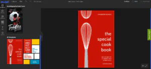 Screenshot of Design Hill one of the best DIY book cover makers