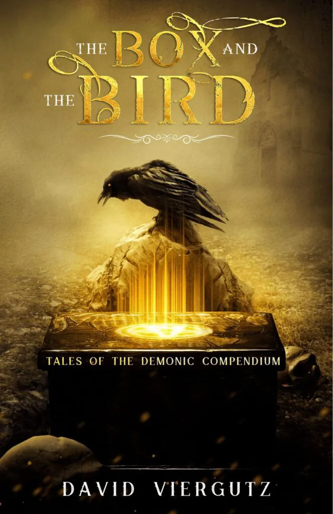 ysterious book cover design The Box and the Bird by David Viergutz