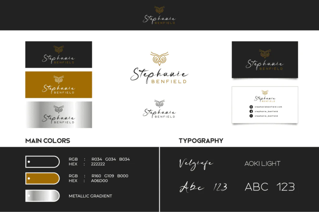 Author branding logo by getcovers