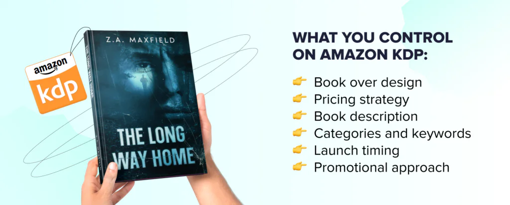 What indie authors can control on Amazon KDP